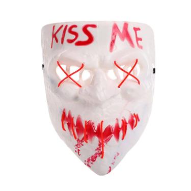 Imagem de Máscara LED Luminous Purgess Kiss Me PP Full Face Traje