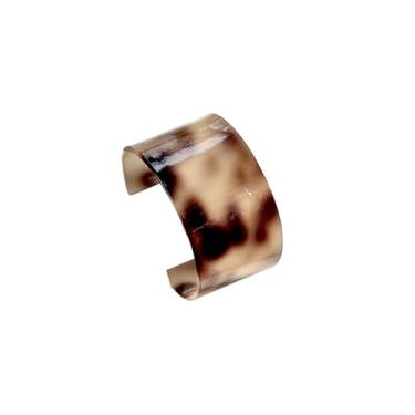 Imagem de MMIUAEG Pulseira grossa colorida para mulheres com estampa de leopardo, pulseira de resina acrílica, pulseira geométrica aberta larga, 7, Plástico, Sem Pedra Preciosa