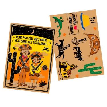 Imagem de Kit Painel Decorativo Festa Junina Sertão - 9 Un