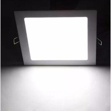 Imagem de Plafon Embutir Quadrado Led 24w Painel Bivolt 30x30 Branco