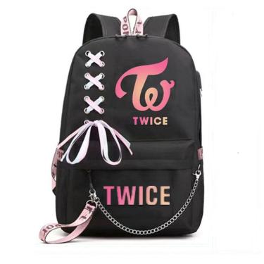 Imagem de Mochila escolar Twices Anime para crianças/crianças