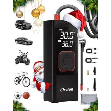 Imagem de Compressor de ar portátil para insuflador de pneu, bomba de ar para carro, bicicleta, motociclo