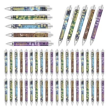 Imagem de Yuminefeety 50 Pcs Eid Mubarak Pens Bulk Ramadan Gifts Eid Ramadan Mubarak Ballpoint Pens 5 Designs Eid Party Favors Muslim Gifts Bulk Islamic Goody Bag Stuffers