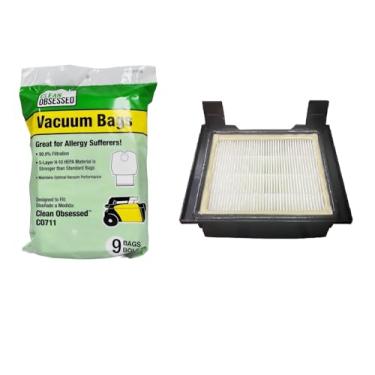 Imagem de Clean Obsessed Sacos HEPA CO711 Commercial Canister (9 sacos, 1 filtro)