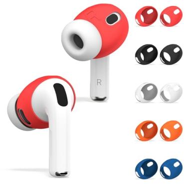 Imagem de [5 pares] Capa para AirPods Pro 3 pontas auriculares [cabe na capa], capa de silicone macio para AirPod Pro 3, antiderrapante, Air Pod Pro 3, acessórios compatíveis com AirPods Pro 3ª geração de fones
