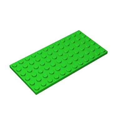 Imagem de Gobricks GDS-526 Placa 6 x 12 Compatível com Lego 3028 Todas as principais marcas de tijolos brinquedos blocos de construção peças técnicas montagens DIY (60 peças, 37 verde brilhante (043))