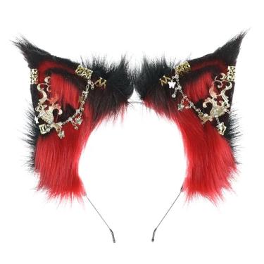 Imagem de Faylay Women Fashion Cat Ear Headband Furry Cosplay Party Stylish Hairband Accessories (YWHH-HH), Large