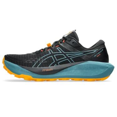 Imagem de ASICS Tênis de corrida masculino Gel-Trabuco 13 GTX, Preto/Azul Atlantis, 44