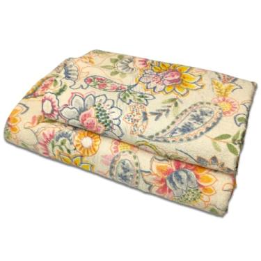 Imagem de Jogo Toalha de Banho e Rosto Felpuda 2 Peças - Algodão com Detalhes em Viscose e Alta Absorção (Alessia)