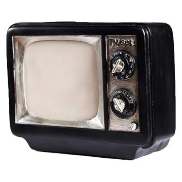 Imagem de Cofrinho cofrinho infantil retrô TV cofrinho resina grande cofrinho moeda cofrinho presente decorativo para crianças cofrinhos decoração de casa