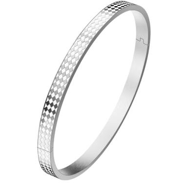 Imagem de Britier Pulseira feminina banhada a ouro 18 quilates, pulseira de aço inoxidável de aço inoxidável Amizade Amizade, pulseira de ouro que não mancha, joia de ouro moderna para presente de aniversário