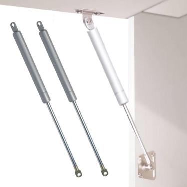 Imagem de Kit 2 Pistão Mola Gás Para Porta Móveis Armários 784N/80Kgf