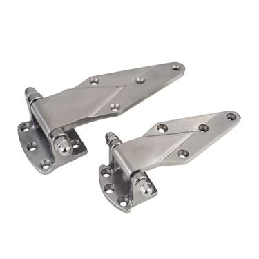 Imagem de Caixa de vapor de frutos do mar de 10 cm com dobradiça de porta de armazenamento frio armário de forno equipamento industrial caminhão refrigerado ferragens de montagem de carro (um estilo)