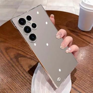 Imagem de Capa transparente de luxo sem moldura para Samsung Galaxy S25 S24 Plus S23 S22 Ultra com sistema de resfriamento (para S25 Ultra/CR)