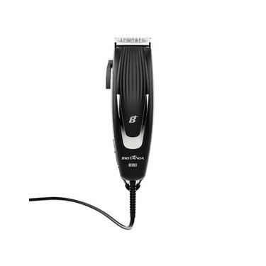 Imagem de Máquina de Cortar Cabelo Britânia BCR03 18W com 9 acessórios - Preto