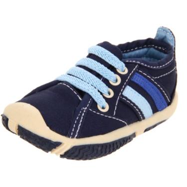 Imagem de Morgan & Milo Tênis esportivo elástico (infantil), Brave azul-marinho, 4.5 Toddler