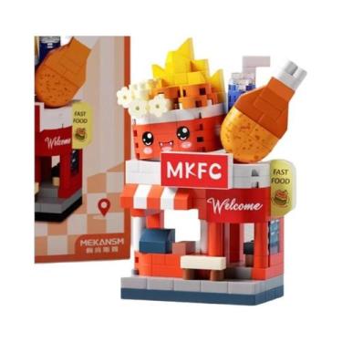 Imagem de Kit De Blocos De Montar DIY Para Meninas: Restaurante De Hambúrgueres,