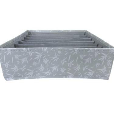 Imagem de Organizador De Gaveta Com 8 Compartimentos - Cinza - Miniso