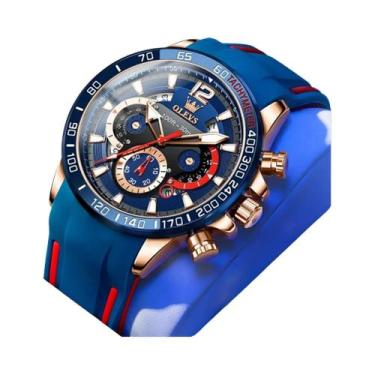 Imagem de Relógio Masculino À Prova d'Água Luminoso Quartz OLEVS 9936 Relógio Es