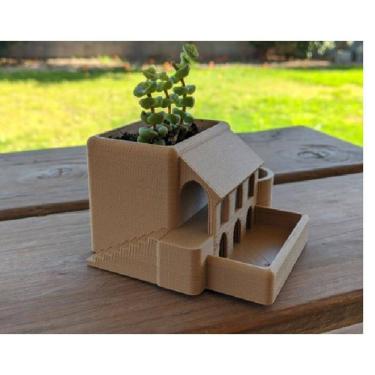 Imagem de Vaso Suculenta Modelo Casa Romana