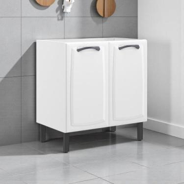 Imagem de Balcão Cozinha em Aço 2 Portas 80cm Sem Tampo New Premium Itatiaia