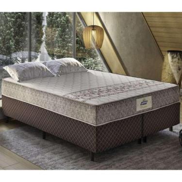 Imagem de Cama Box Conjugado Queen com Colchão (158x59x198) Macau Gazin CR35361 