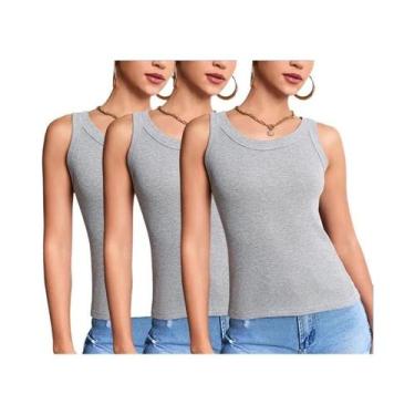 Imagem de Colete Feminino Slim Fit Em Cor Sólida Para Adolescentes E Meninas, To