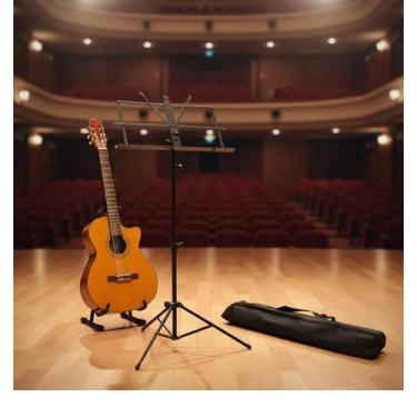 Imagem de Suporte Partitura Dobravel Portatil Profissional Bolsa Klx - KLX Quali