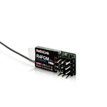 Imagem de Receptor Mini FHSS PWM 2.4GHz 4CH Com Giroscópio Para Aeronaves RC, Ca