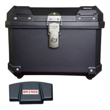 Imagem de Baú Bauleto Moto Universal Traseiro 43L K-Marc Encosto Preto - K-Mark