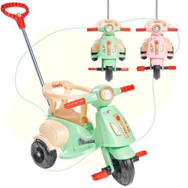 Imagem de Motoca Infantil 2 em 1 Vespita Amalfi Com Haste Empurrador Passeio e P