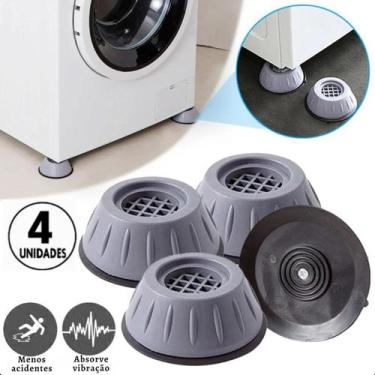 Imagem de Pés Máquina Lavar Anti Vibração 4pc Nível Ajustável - FAZA