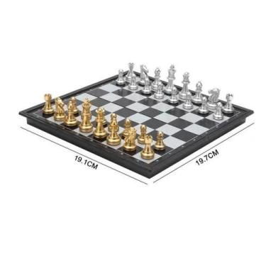 Imagem de Tabuleiro De Xadrez Dobrável Magnético Educacional - OUTRAS MARCAS