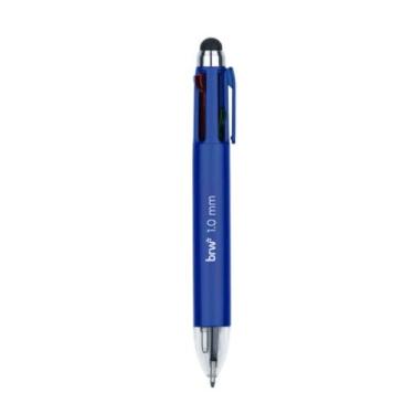 Imagem de Caneta Esferográfica Brw Mini 4 Cores com Touch para Tablets e Smartph