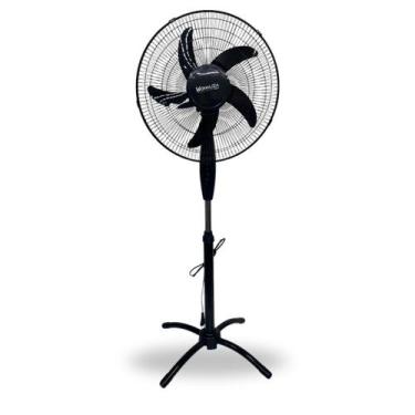 Imagem de Ventilador Pedestal De Coluna Turbo 127v 5 Hélices Pás 40cm Velocidade