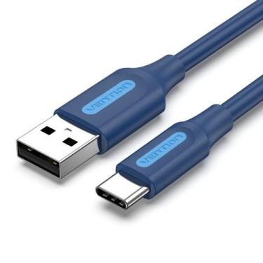 Imagem de Cabo Usb-a Para Usb Tipo-C Turbo 60w 3a 2 Metros Vention - BBACOMERCIO
