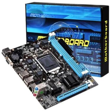 Imagem de Placa Mãe H61 LGA 1155 Foxconn DDR3 Compatível com NVMe M2, HDMI, USB 