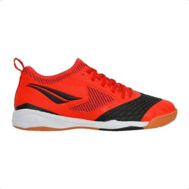 Imagem de Chuteira Futsal Penalty Max 1000 Locker Ecoknit, 42, Vermelho, Unissex