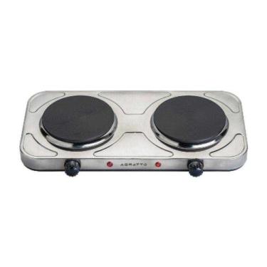 Imagem de Fogao eletrico de mesa agratto fm-02 inox 2 bocas 220v, 220V