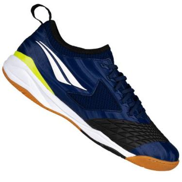 Imagem de Chuteira Futsal Penalty Max 1000 Locker Ecoknit, Marinho, 41