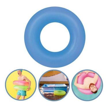 Imagem de Boia Redonda Inflável Neon Piscina Redonda 90 Cm Verão Lazer - Mor, Az