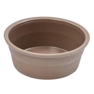 Imagem de Comedouro e Bebedouro Antiderrapante cor Fendi em 1,4Lt - SAO PET