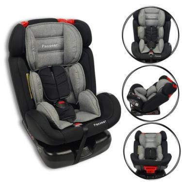 Imagem de Cadeirinha Para Carro, Cadeira Infantil Cor Cinza Reclinável - Passear