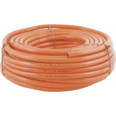 Imagem de Mangueira de PVC VPT 700 1-2" com Camada Interna Reforçada para Irrigação e Lavouras Laranja Vonder