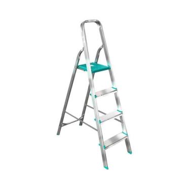 Imagem de Escada Doméstica Alumínio 4 Degraus ED4 - GIBAFER