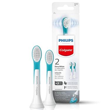 Imagem de Colgate Refil Para Escova De Dente Elétrica Philips Infantil 2 Unid Branco