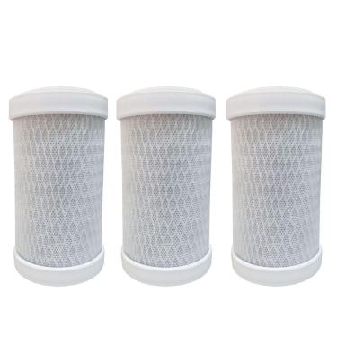 Imagem de Kit 3 Refil Filtro Carvão Ativado 136MM" Compatível Com Filtro Igatu 569 Carbon Block