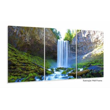 Imagem de Quadro decorativo Paisagem Natureza Cachoeira - Tela em Teci