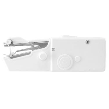 Imagem de Maquina De Costura Portatil Manual A Pilha Jeans E Seda