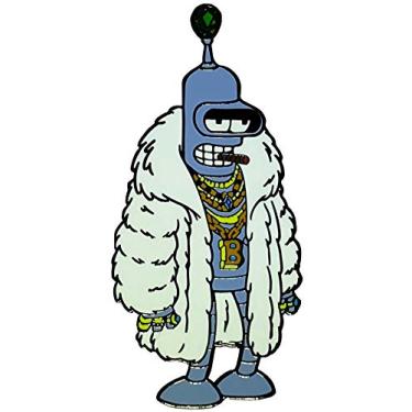 Imagem de Presente em pino esmaltado duro inspirado em Futurama, Aço inoxidável, não conhecido